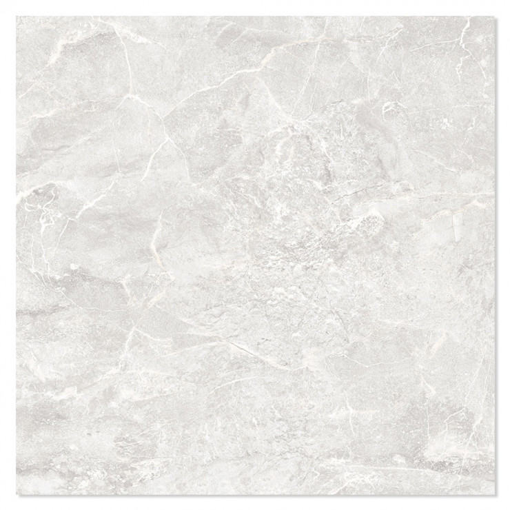 Marmor Klinker Milan Ljusgrå Blank 90x90 cm-0